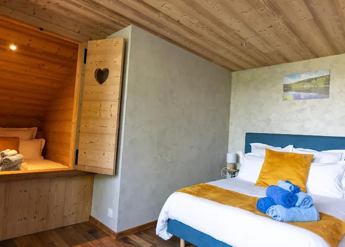 Gentiane - 2 Lits Doubles & Sauna, Ideale Famille - Fr-1-589-747 Bed & Breakfast *